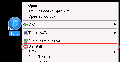 Windows Uninstaller screenshot