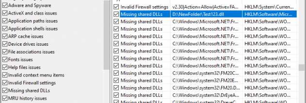 WinExt Registry Fixer screenshot