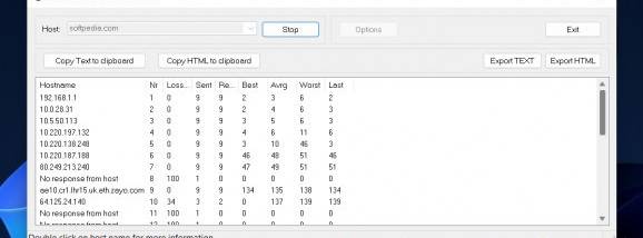 WinMTR-Refresh screenshot