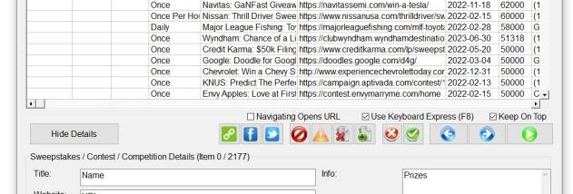WinningPrizeSearchPRO screenshot