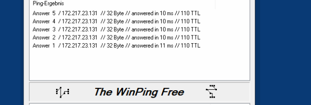 WinPing screenshot