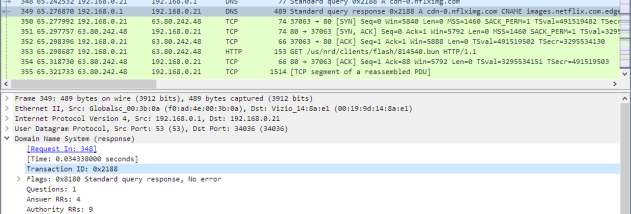 Wireshark (x32bit) screenshot