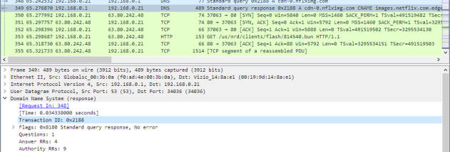 Wireshark (x64bit) screenshot