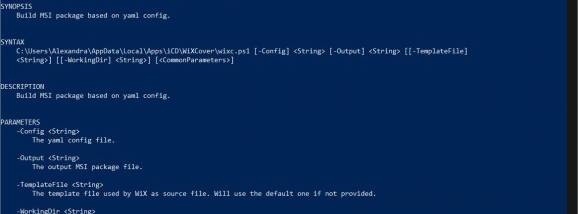 WiX Cover screenshot