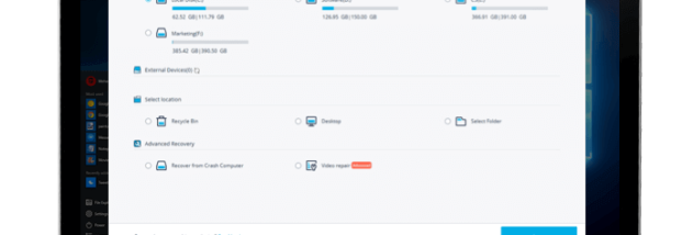 Wondershare Recoverit (Português) screenshot