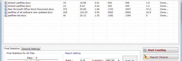 Word Count Mini screenshot