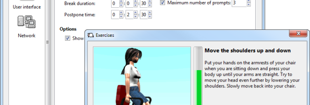 Workrave Portable screenshot