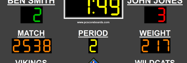 Wrestling Scoreboard Standard screenshot