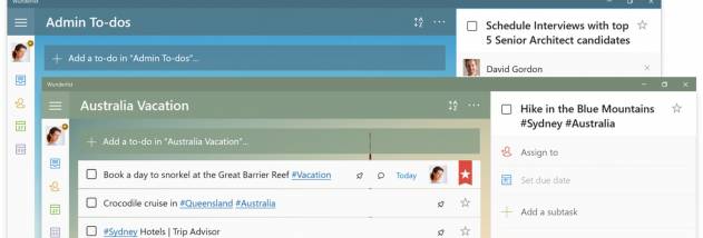 Wunderlist screenshot