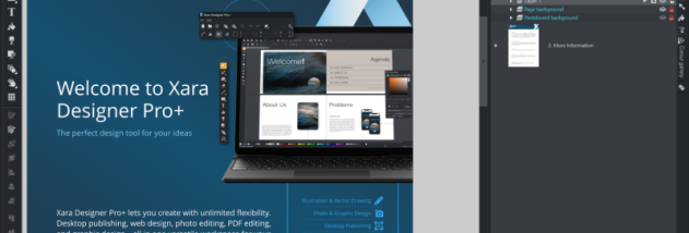 Xara Designer Pro+ screenshot