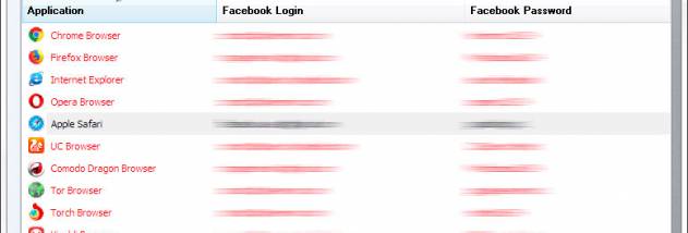 XenArmor Facebook Password Recovery Pro screenshot