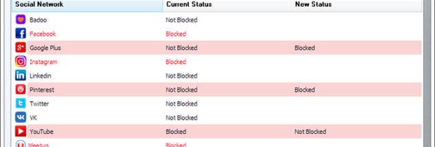 XenArmor Social Media Blocker screenshot