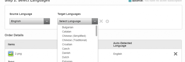 Xerox® Easy Translator Service screenshot