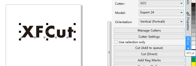 XFCut for Windows screenshot