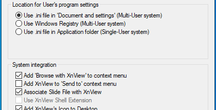 XnView Shell Extension screenshot