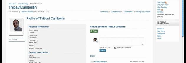 XWiki Enterprise screenshot