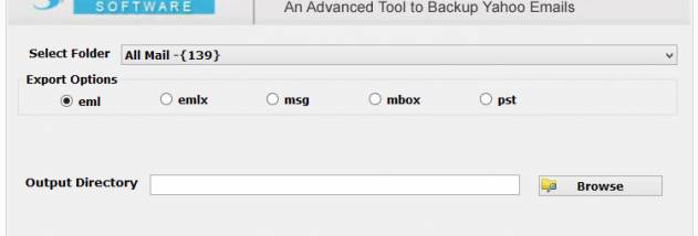 Yahoo backup Pro Software screenshot