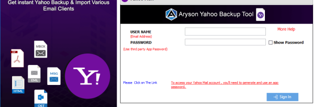 Yahoo Mail Converter screenshot