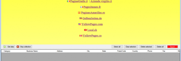 Yellow Leads Extractor screenshot
