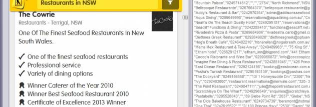 YellowPageRobot Australia Edition screenshot