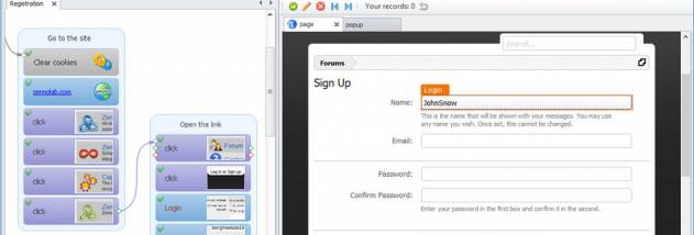 ZennoPoster screenshot