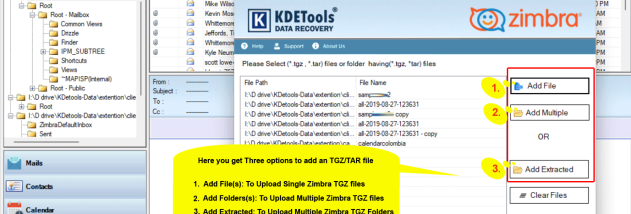 Zimbra to Outlook Converter screenshot