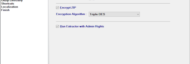 ZIP Self Extractor Maker screenshot