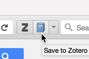 Zotero Add-on for Mac OS X screenshot