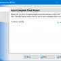 Windows 10 - Auto-Complete Files Report 4.11 screenshot