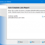 Windows 10 - Auto-Complete Lists Report 4.11 screenshot