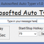 Windows 10 - Auto Typer by Autosofted 1.1 screenshot