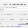 AzSDK PDF To Word ActiveX DLL