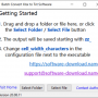 Windows 10 - Batch Convert Xlsx to Txt Software 20.08.11 screenshot