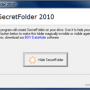 Windows 10 - BDV SecretFolder 2010 screenshot
