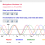 Windows 10 - Biorhythms Calculator 2.9 screenshot