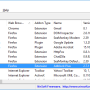 Windows 10 - BrowserAddonsView 1.28 screenshot