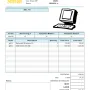 Windows 10 - Computer Service Invoice Template 4.10 screenshot