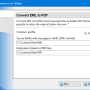 Convert EML to PDF for Outlook