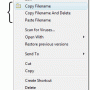 Windows 10 - CopyFilenames 3.3 screenshot