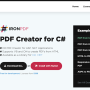 Windows 10 - Create PDF in C# 2022.11.10347 screenshot