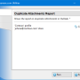 Duplicate Attachments Report for Outlook