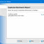 Windows 10 - Duplicate Attachments Report 4.11 screenshot