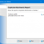 Duplicate Attachments Report