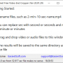 Easiest Free Video End Cropper