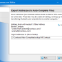 Windows 10 - Export Addresses to Auto-Complete Files 4.21 screenshot