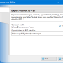 Export Outlook to PST