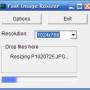 Windows 10 - Fast Image Resizer 0.98 screenshot