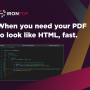 HTML to PDF JavaScript