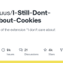 Windows 10 - I Still Don't Care About Cookies for Chrome 1.1.8 screenshot