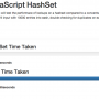 Windows 10 - Javascript Hashset 1.0 screenshot